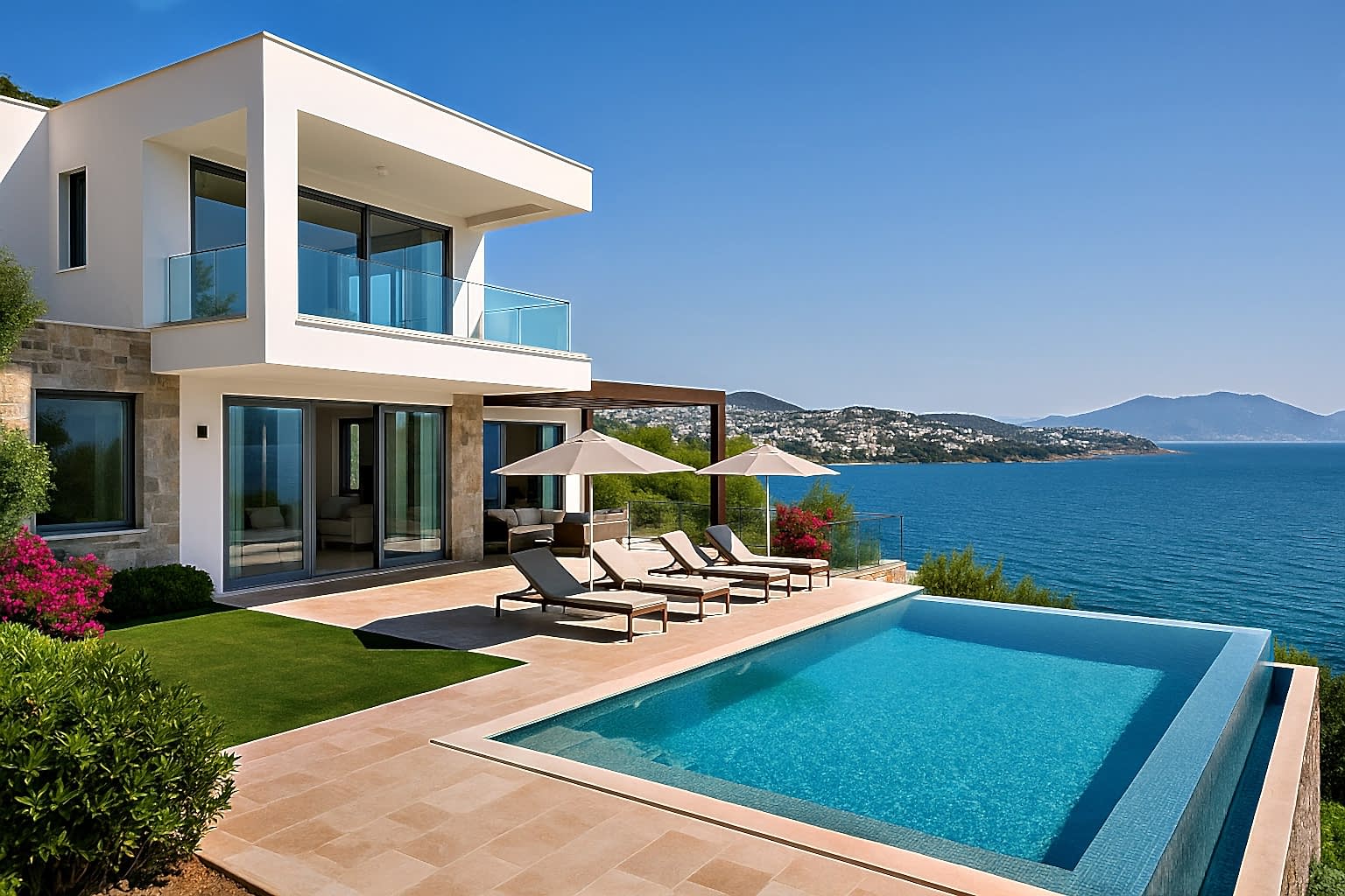 Bodrum tadilat dekorasyon yazlık ev iç mimari uygulaması